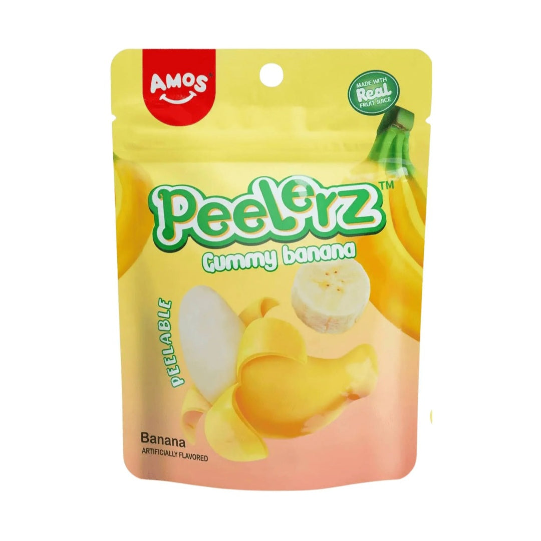 Amos Peelerz - Peelable Banana Gummy (12 bags)