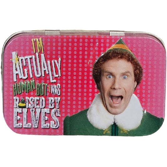 Elf Candy Tin Pass the Maple Syrup (Pink Tin)