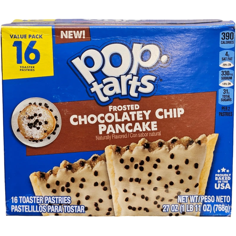 Frosted Chocolatey Chip Pancake Flavour Pop Tarts