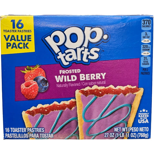 Frosted Wild Berry Flavour Pop Tarts