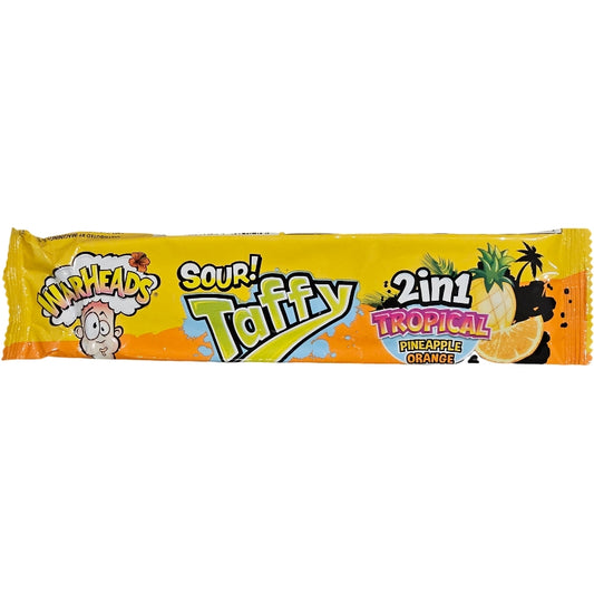 Warheads Sour Taffy 2 in 1 flavour Tropical Pineapple/Orange