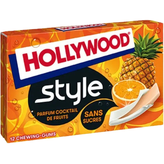 Hollywood Chewing Gum, style Cocktail Fruits (France)