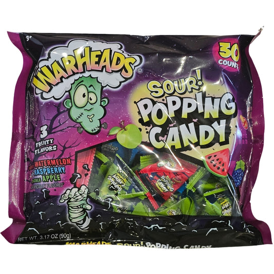 Warheads Sour! Popping Candy 30 Count