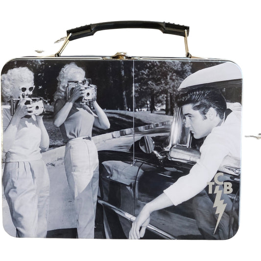 Elvis (Black and White) Lunch Tin