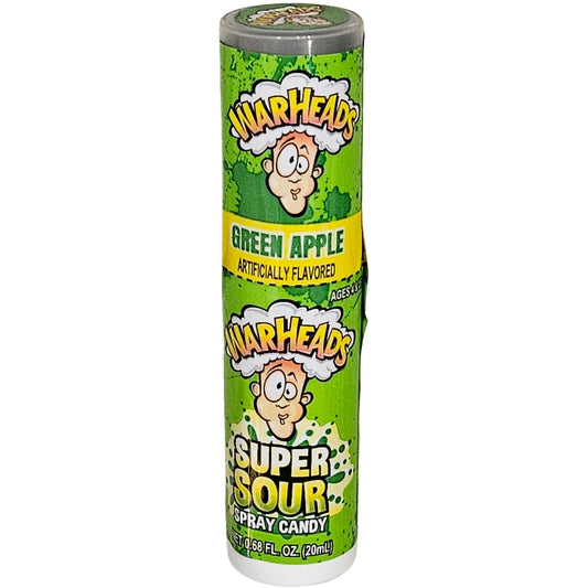 Warheads Super Sour Spray Candy Green Apple
