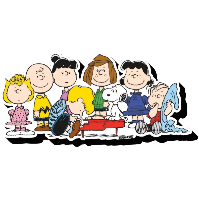 Peanuts Cast Funky Chunky Magnet