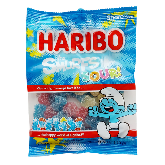 Haribo Sour Smurfs Gummies