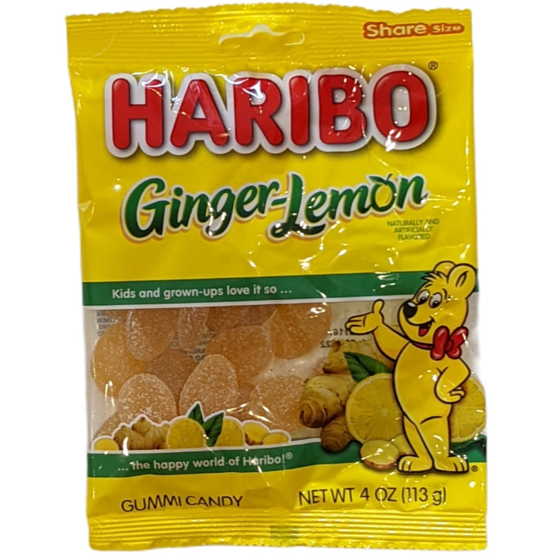 Haribo Ginger - Lemon 113g