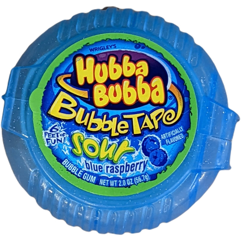 Hubba Bubba Max Sour Blue Raspberry Tape
