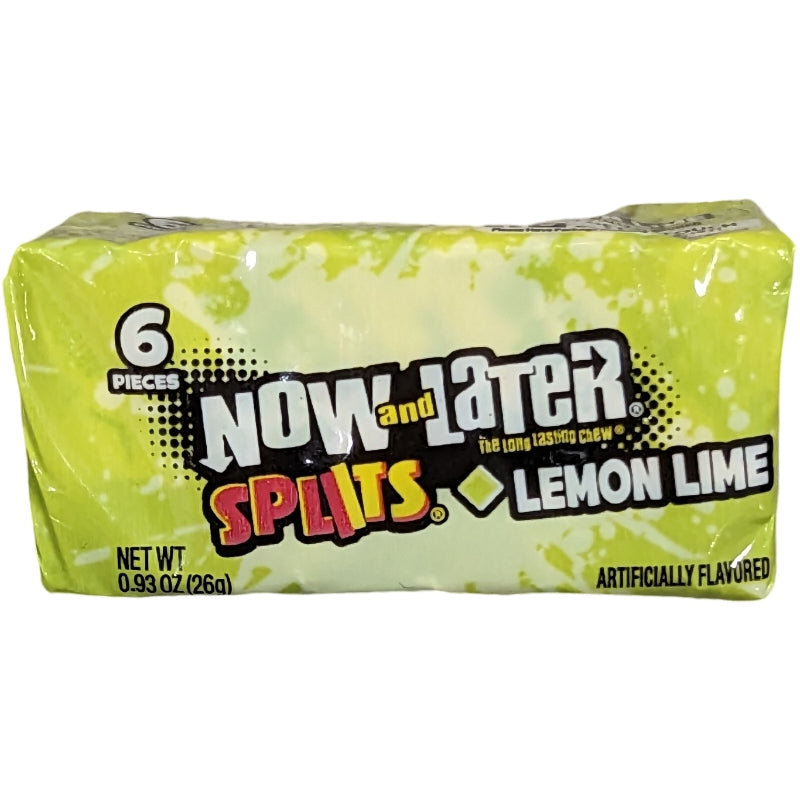 Now and Later Splits Lemon Lime