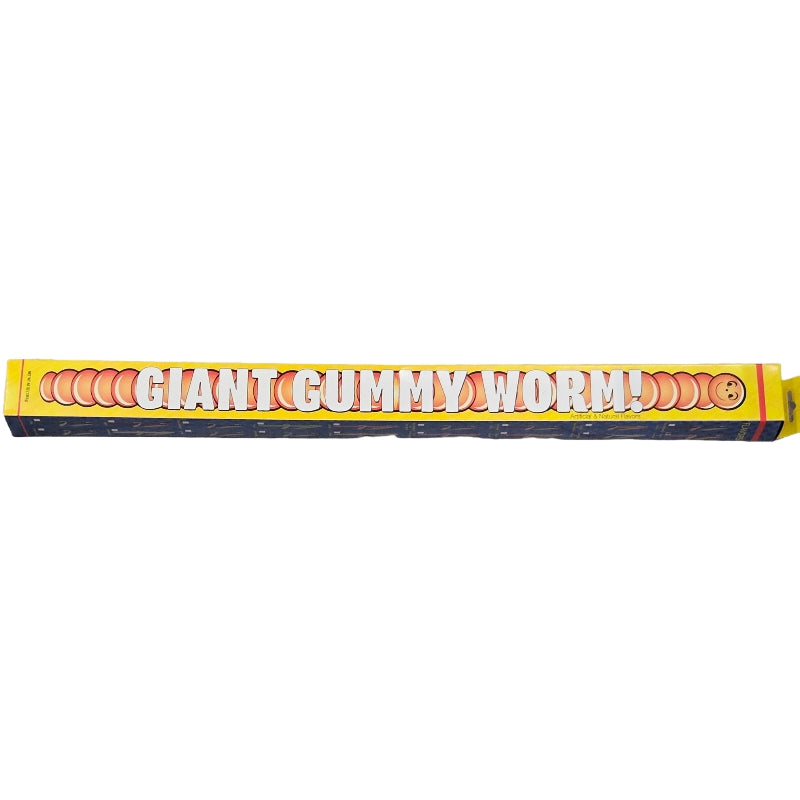 Giant 3lb Gummy Worm Orange/Blue Raspberry