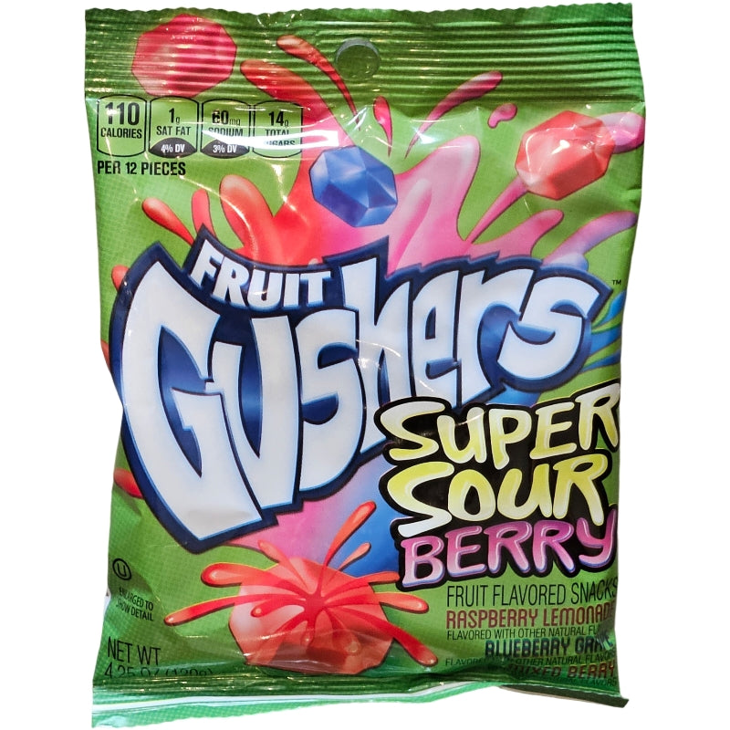 Fruit Gushers Super Sour Berry